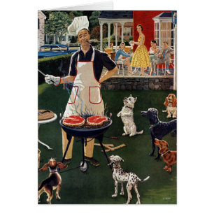 Cartão Cachorros quentes