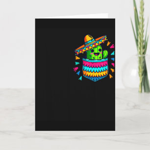 Cartão Cacto Pinata Bolsa Cinco De Maio Festa Mexicana C