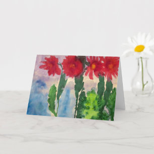 Cartão Cactos em Flor Emil Nolde