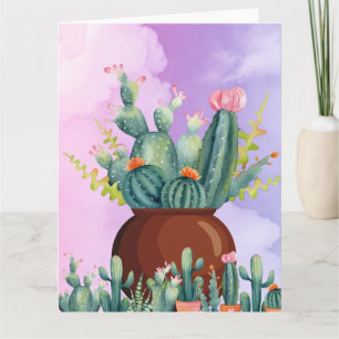 Cartão Cactus