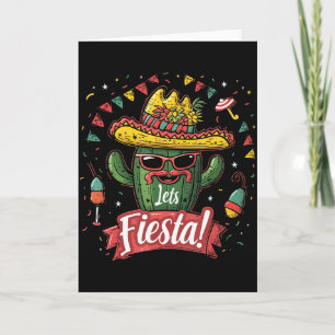 Cartão Cactus - Engraçado Cinco De Maio Homens Mulheres M