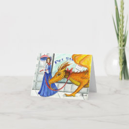 Cartão Cada Senhora precisa de um Dragão