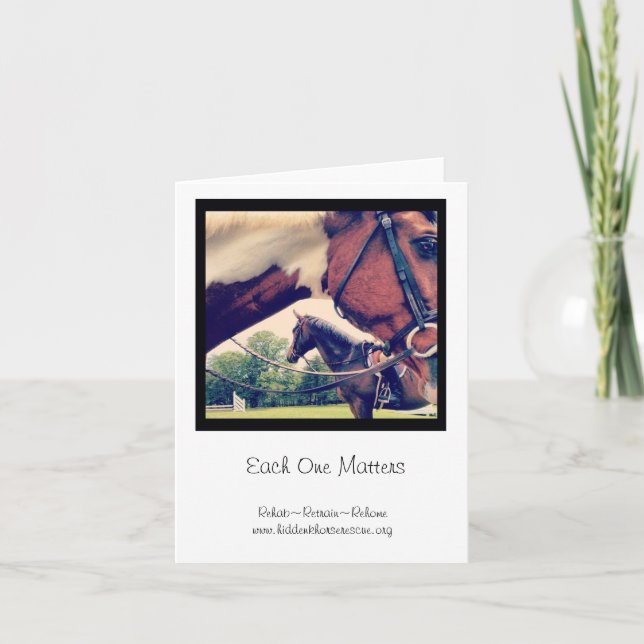 Cartão Cada um importa os avisos (Frente)