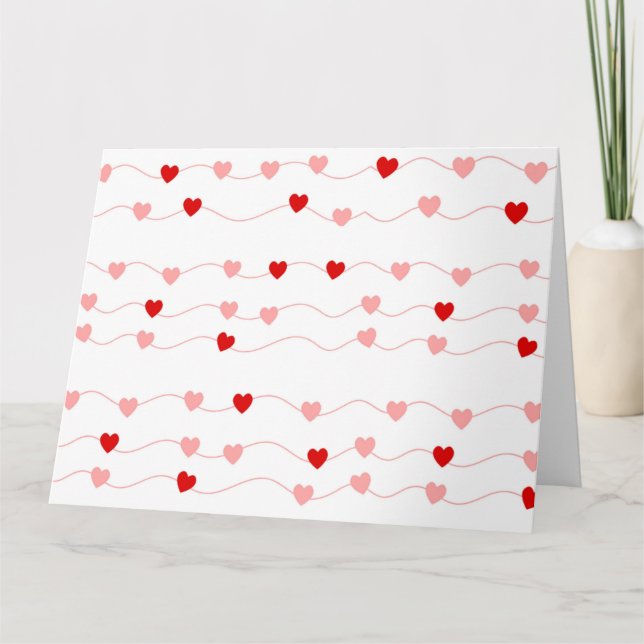 CARTÃO CADEIA DE CARTAS DE CORAÇÕES (Frente)