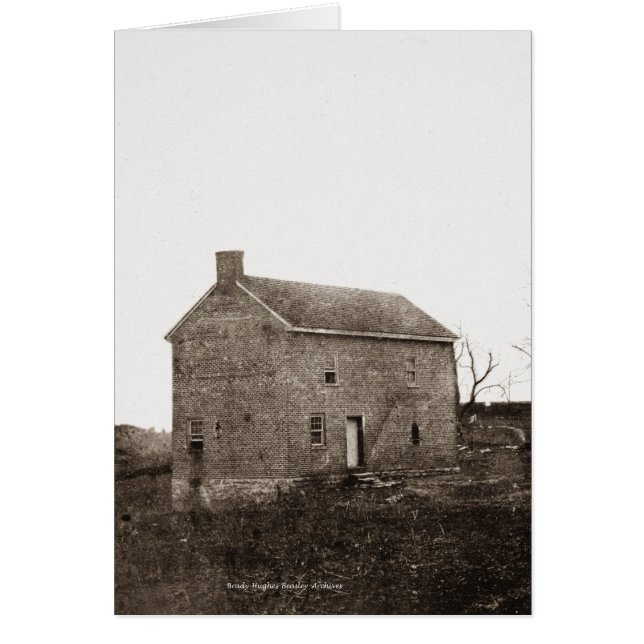 Cartão Cadeia do Condado de Warren em 1863 (Frente)