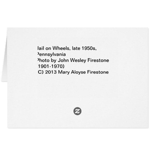 Cartão Cadeia nas Rodas (Verso Horizontal)