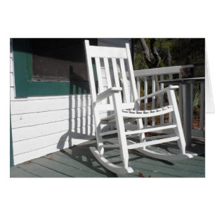 Cartão Cadeira de balanço do pátio de entrada coberto