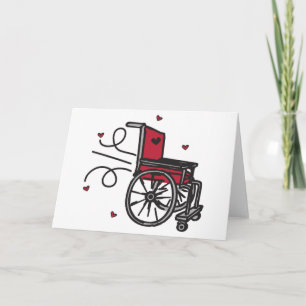 Cartão Cadeiras de rodas