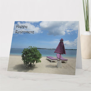 Cartão cadeiras roxas grandes