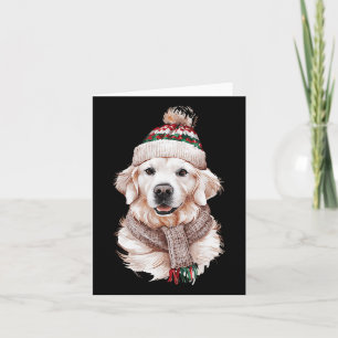 Cartão Cadela Mãe Cachorro Filhote Retriever Inglês Creme