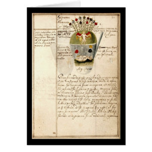 Cartão Caderno da alquimia pela placa 8 de Johann