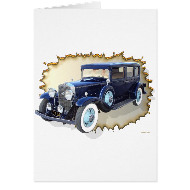 Cartão Cadillac 1931 LaSalle (Frente)