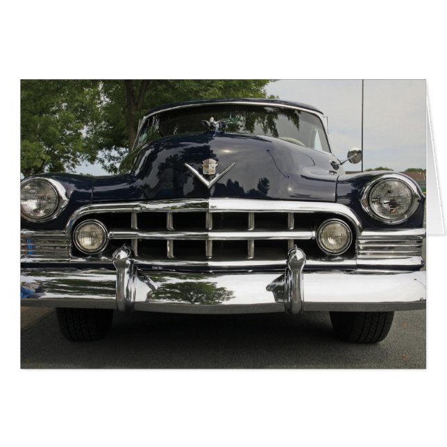 Cartão Cadillac Preto (Frente Horizontal)