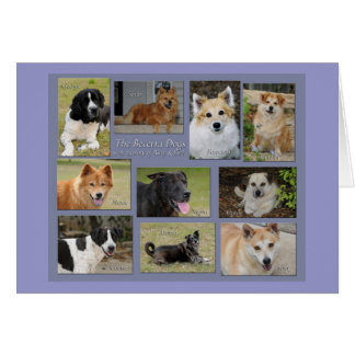 Cartão Cães de Becerra - personalizados