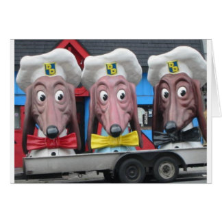 Cartão Cães do comensal