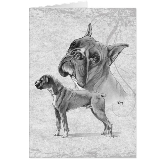 Cartão Cães do pugilista (Frente)