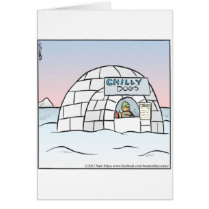 Cartão Cães frios