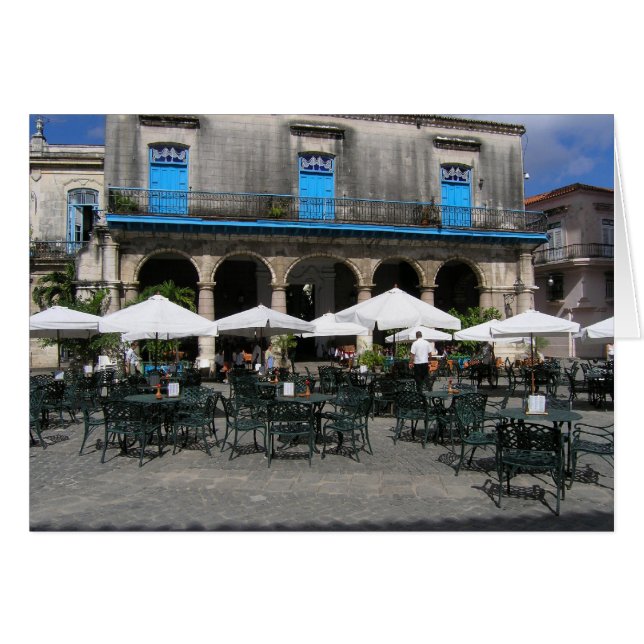 Cartão Café Cubano (Frente Horizontal)