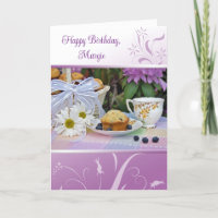 Café Da Manhã De Aniversário Com Muffins