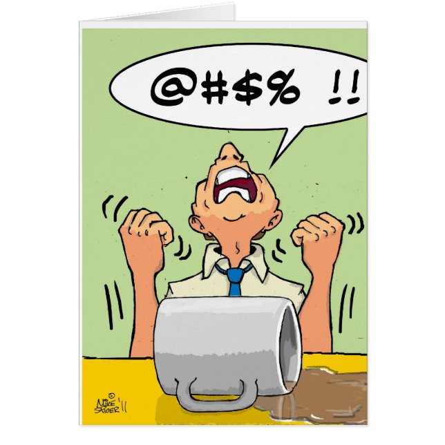 CARTÃO CAFÉ DERRAMADO (Frente)