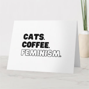 Cartão Café Feminismo
