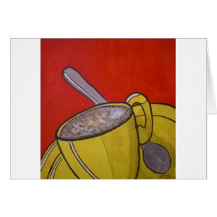 Cartão Café Frothy