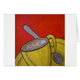 Cartão Café Frothy