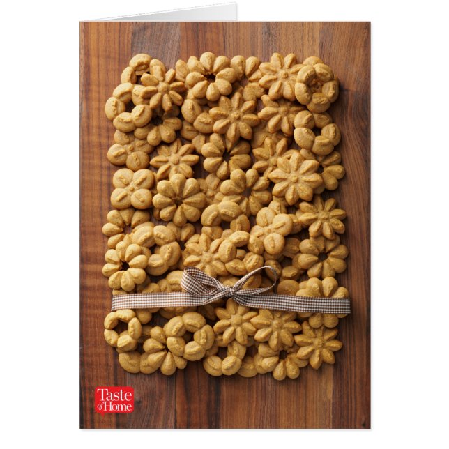 Cartão Café Maple Spritz Cookies (Frente)