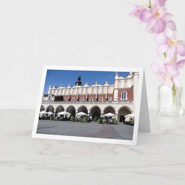 Cartão Café Noworolski, Cloth Hall, Kraków, Lesser Poland (Orquídea)