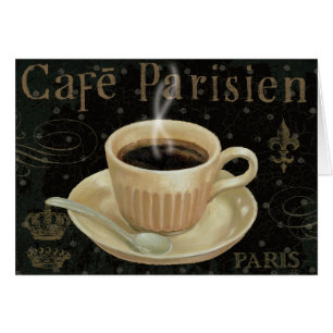 Cartão Café Parisien