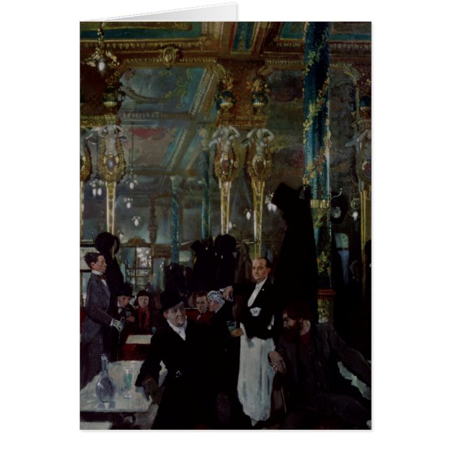Cartão Café Real, Londres, 1912 (Frente)