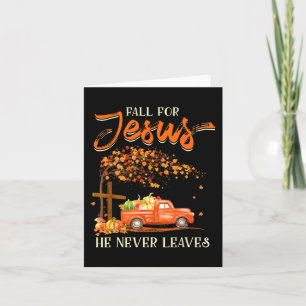 Cartão Cai Por Jesus Ele Nunca Deixa Jesus Cruzado Christ