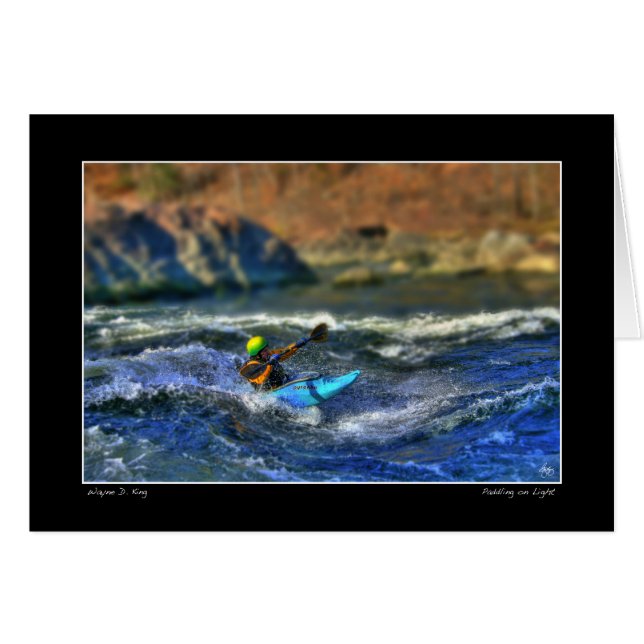 Cartão Caiaque (Frente Horizontal)