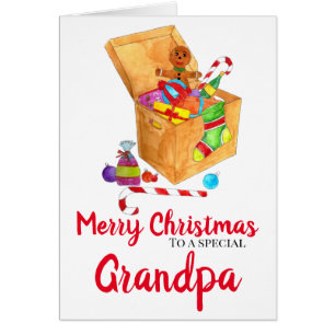Cartão Caixa com presentes de Natal personalizáveis