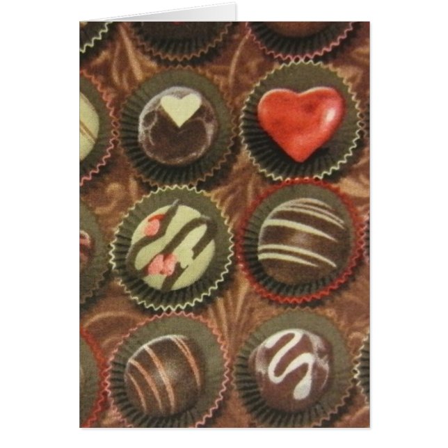 Cartão Caixa de Chocolate (Frente)