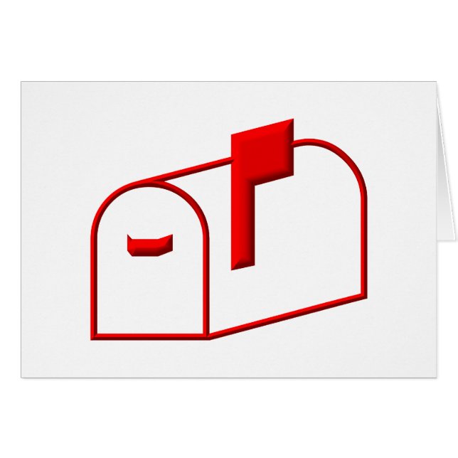 Cartão Caixa de Correio (Frente Horizontal)