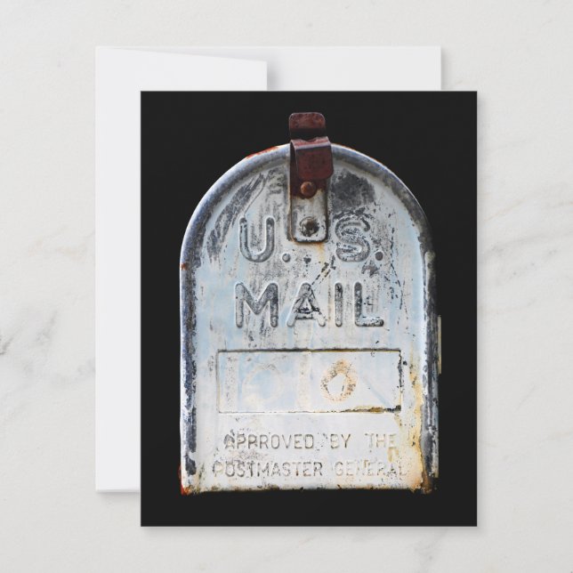 Cartão Caixa de Correio Rústica (Frente)