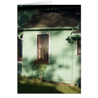 Cartão Caixa de Janelas da Tarde