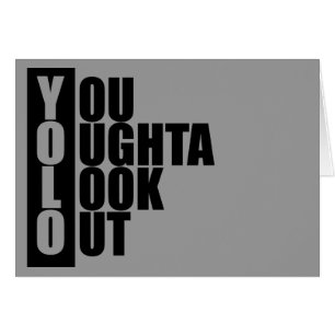 Cartão Caixa do vertical de YOLO