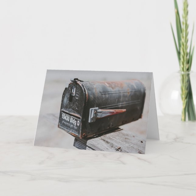 Cartão Caixa postal oxidada (Frente)