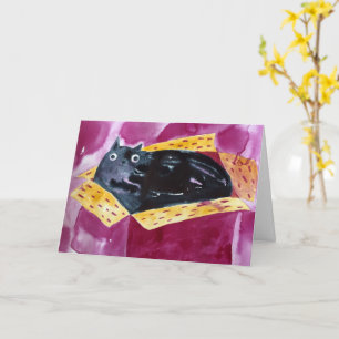 Cartão caixa vermelha