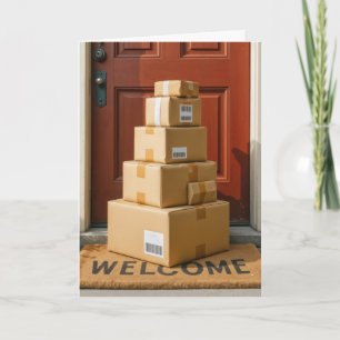 Cartão Caixas De Cartolina Para Obter Humor De Aniversári