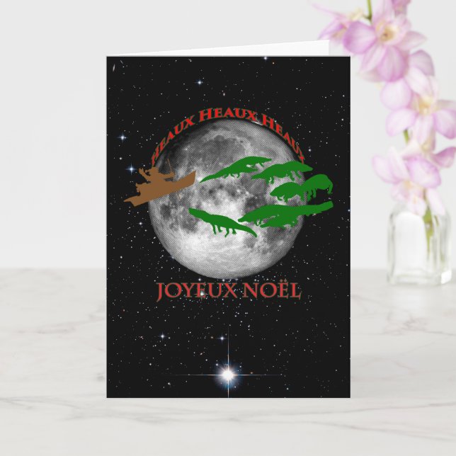 Cartão Cajun Christmas (Orquídea)