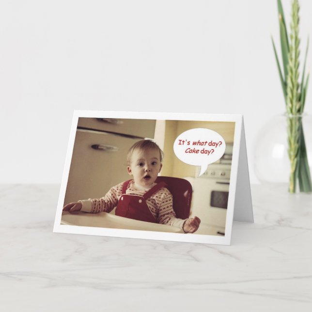 Cartão Cake Day? (Frente)