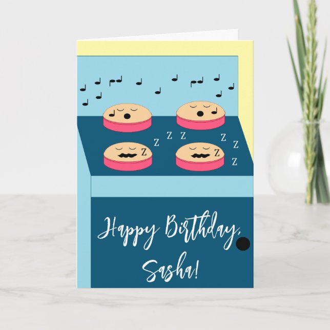 Cartão Cakes Waiting - Time 4 Frosting: Blank Birthday (Frente)