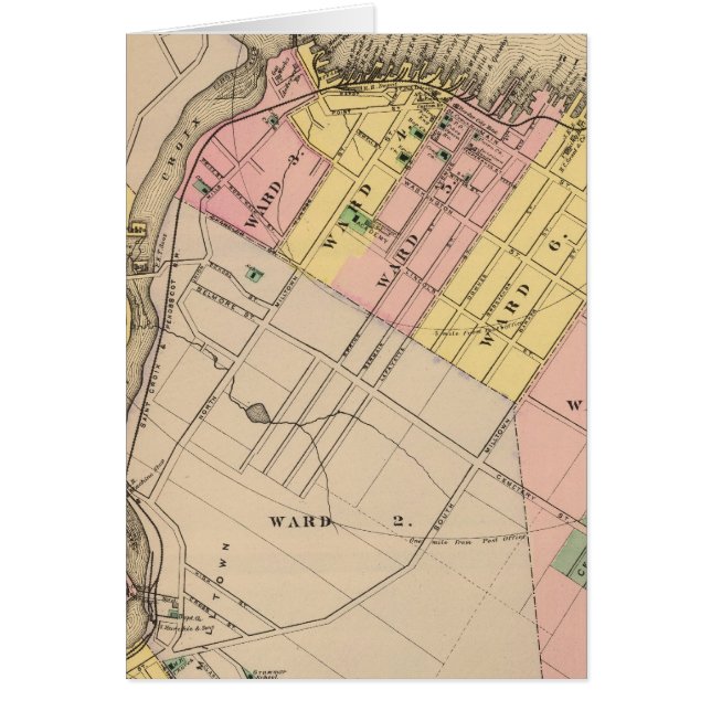 Cartão Calais, Washington Co (Frente)