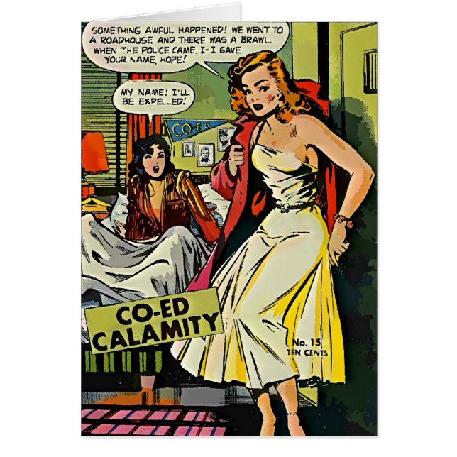 Cartão Calamidade do Co Ed (Frente)