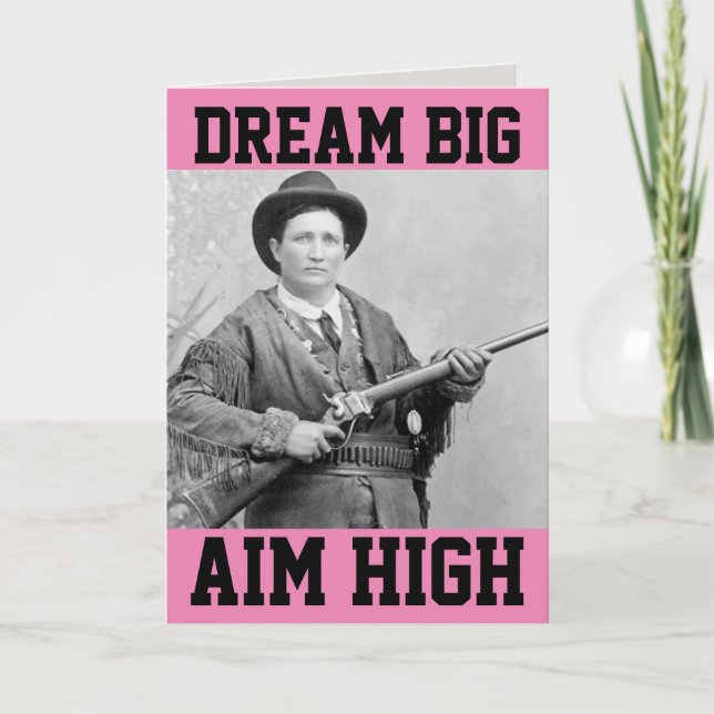 CARTÃO CALAMITY JANE BIRTHDAY CARD (Frente)