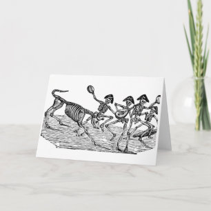 Cartão Calaveras no corredor dos touros C. 1800's