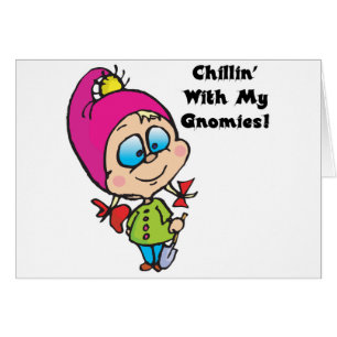 Cartão Calça Bonita Com Minha Design dos Gnomos